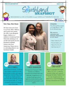 Page 1 of March Snapshot