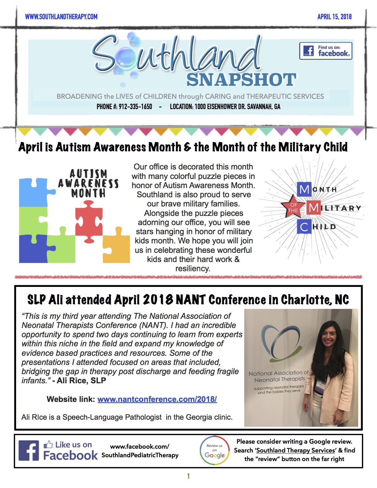 Newsletter- April 2018 JPEG1