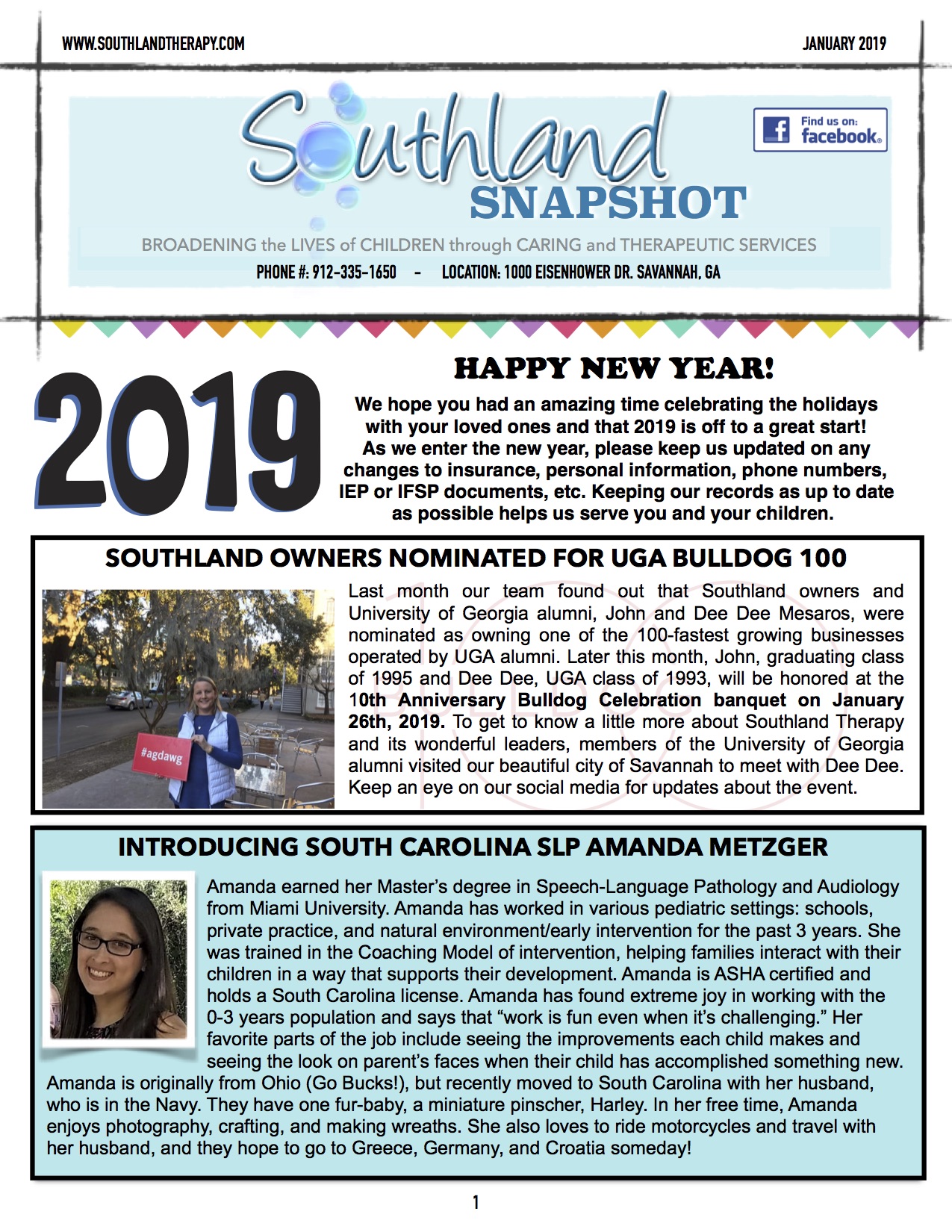 Newsletter- January 2019 JPEG